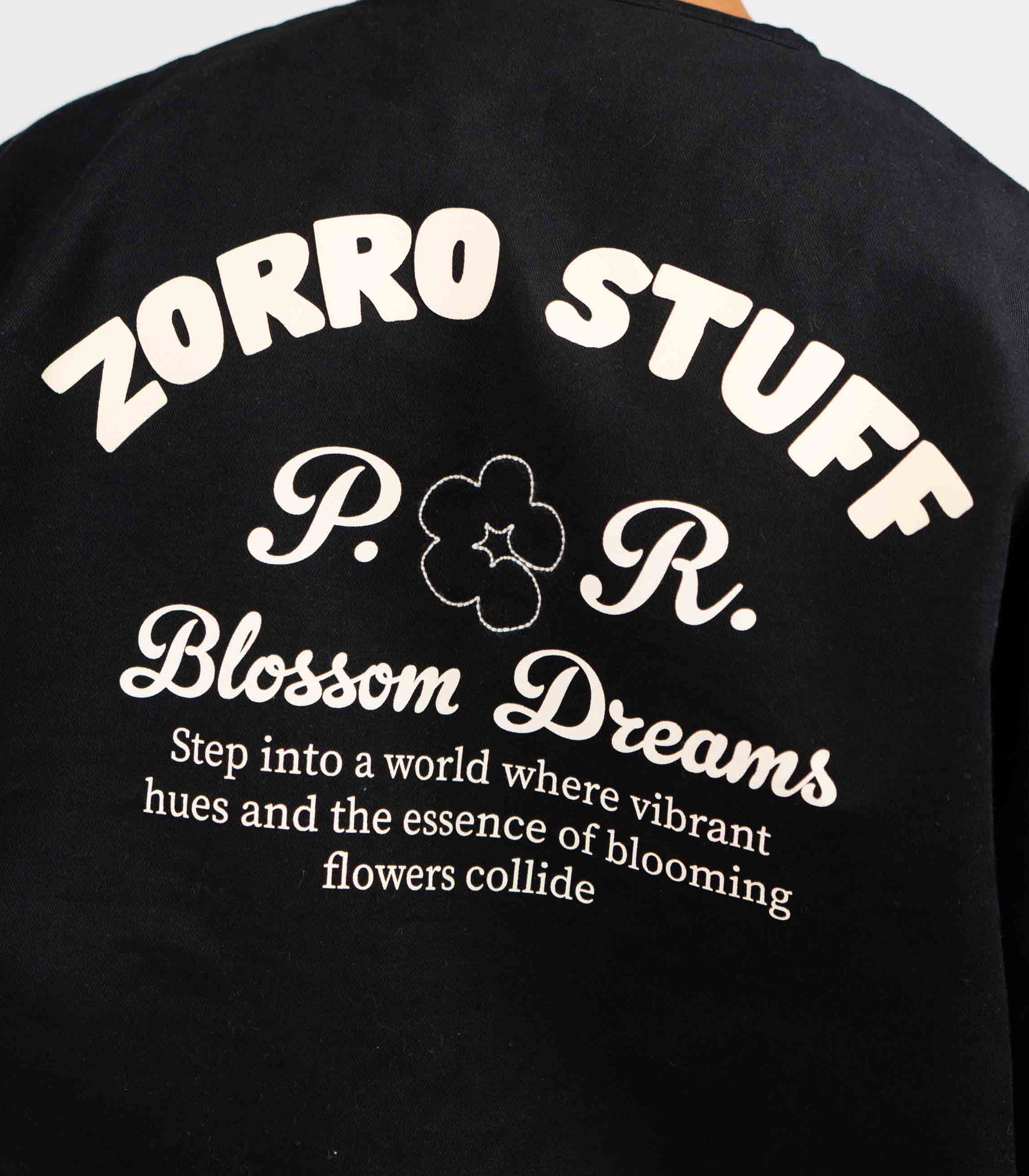 Zorro Stuff SHORT SLEEVE JACKET DRILL BLACK