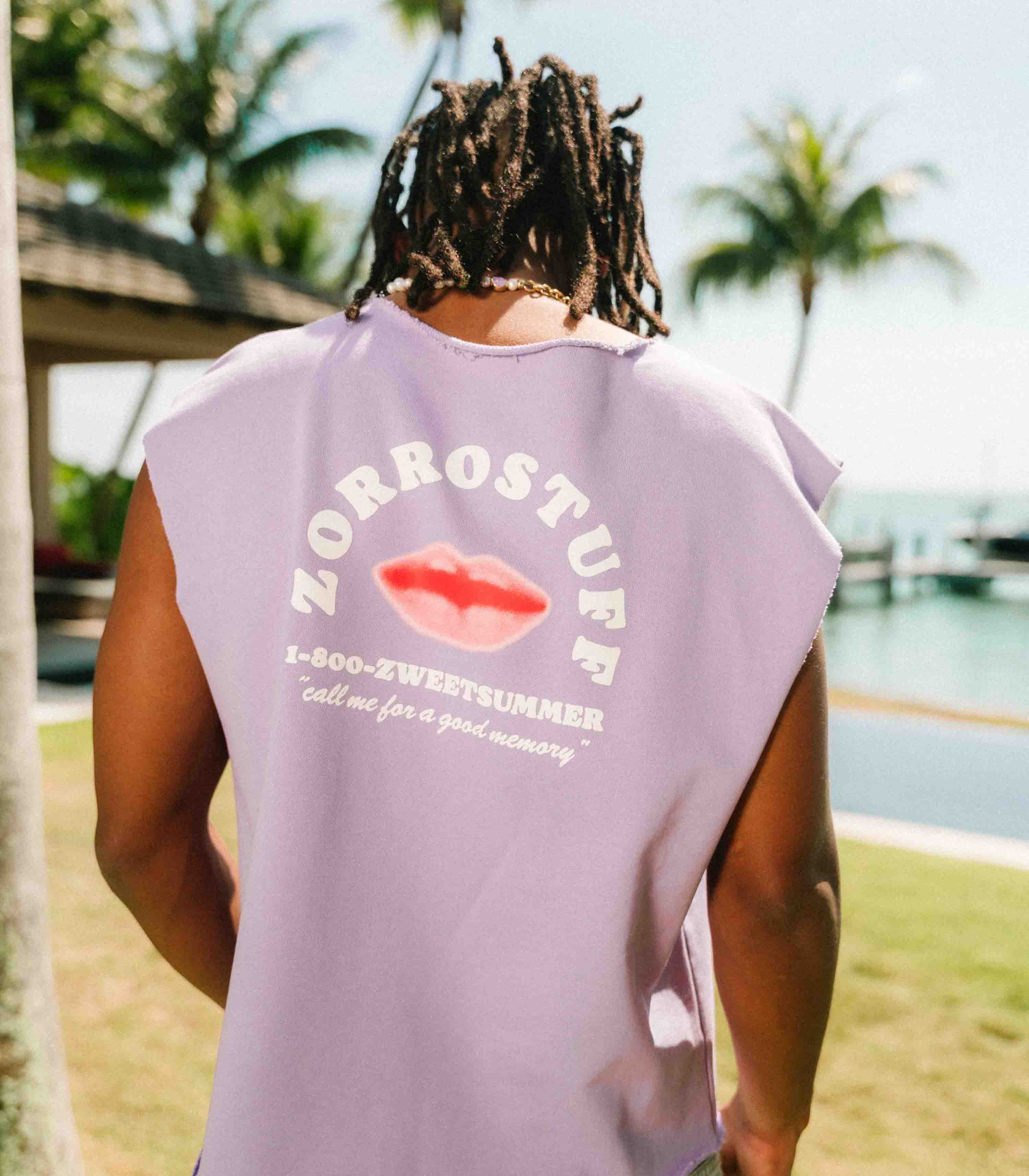 Zorro Stuff T-Shirts TANK TOP KISS PURPLE