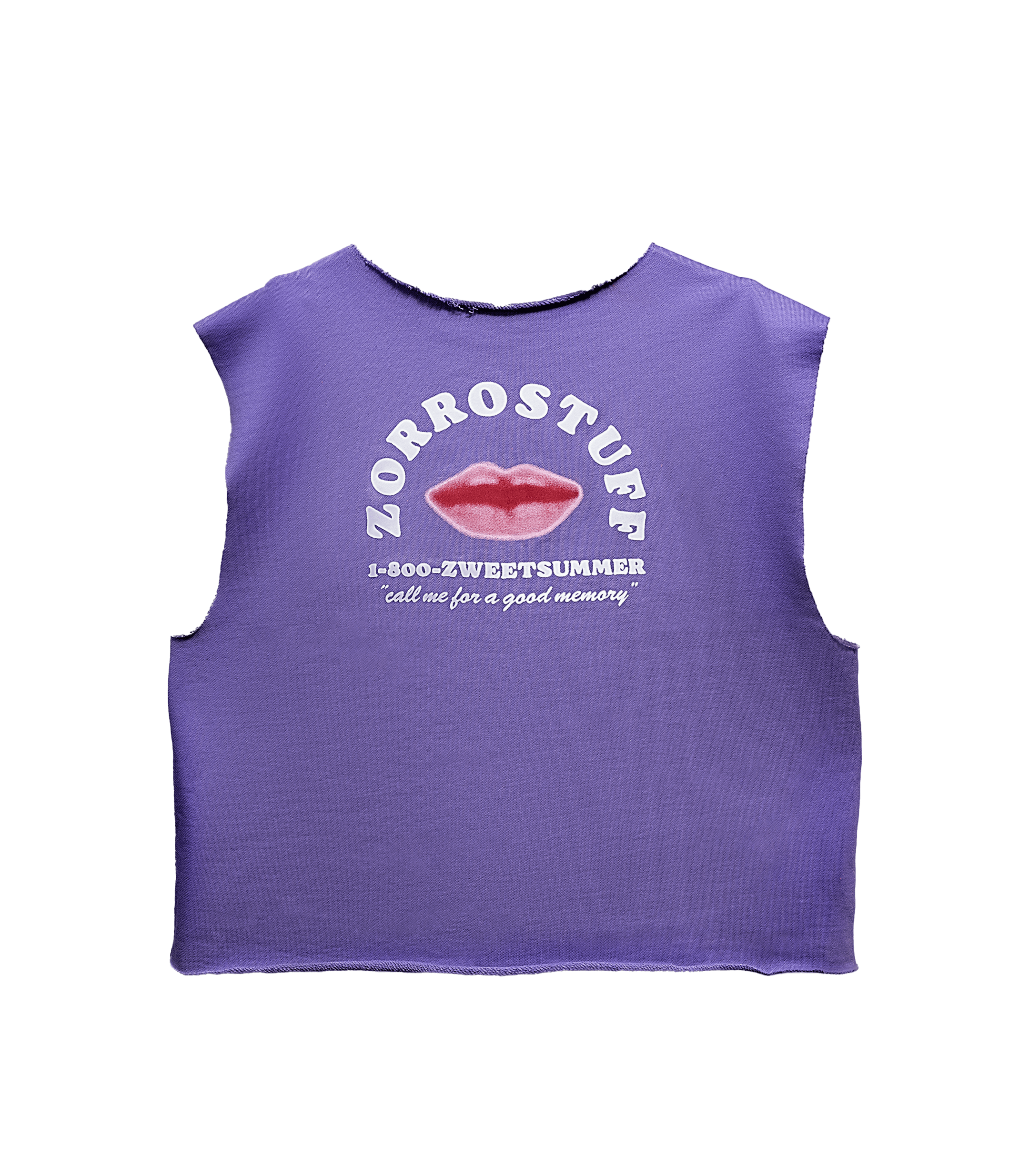 Zorro Stuff T-Shirts Tank Top Kiss Purple
