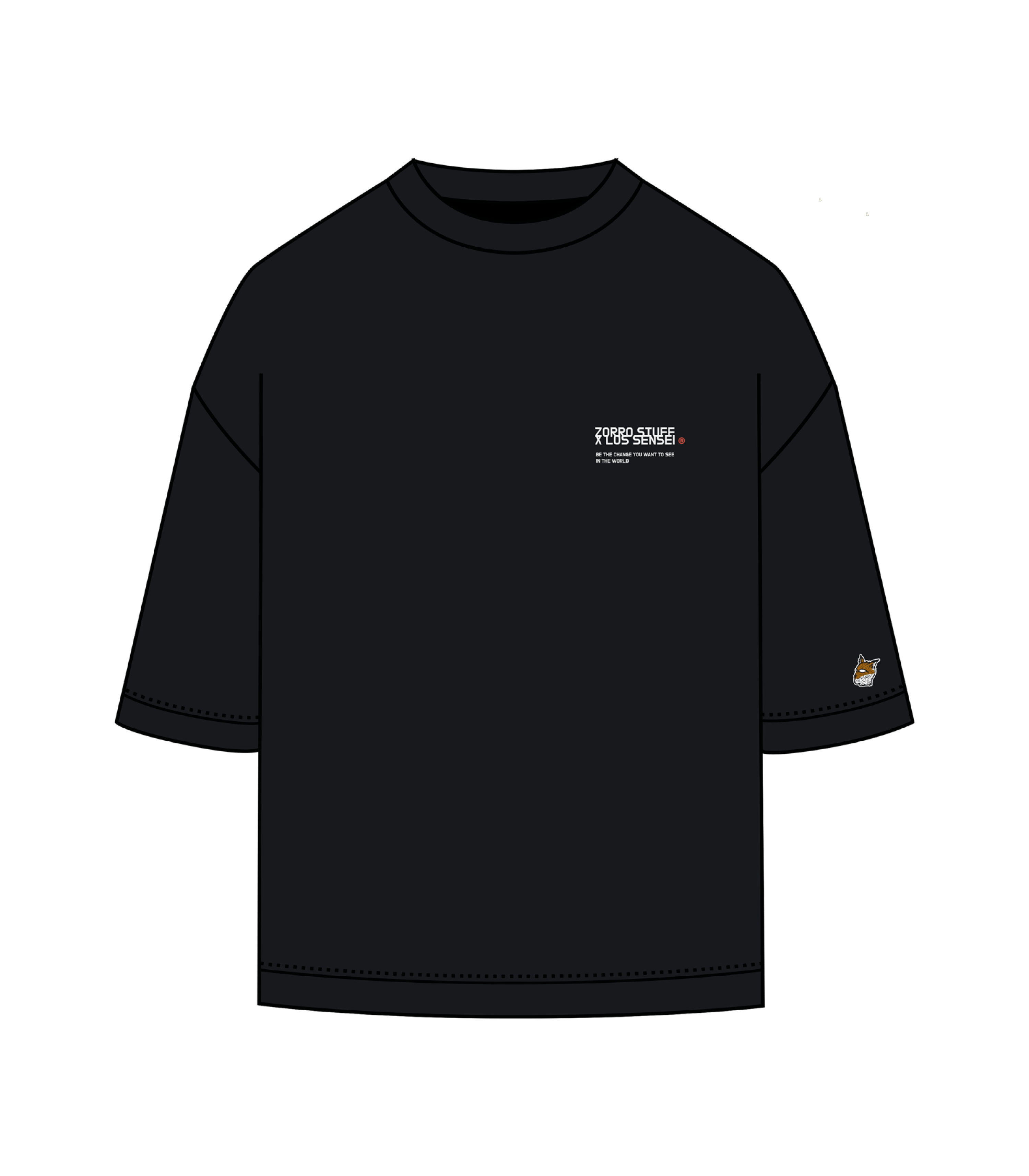 Zorro Stuff T-Shirts ZS x Los Sensei Black Tee