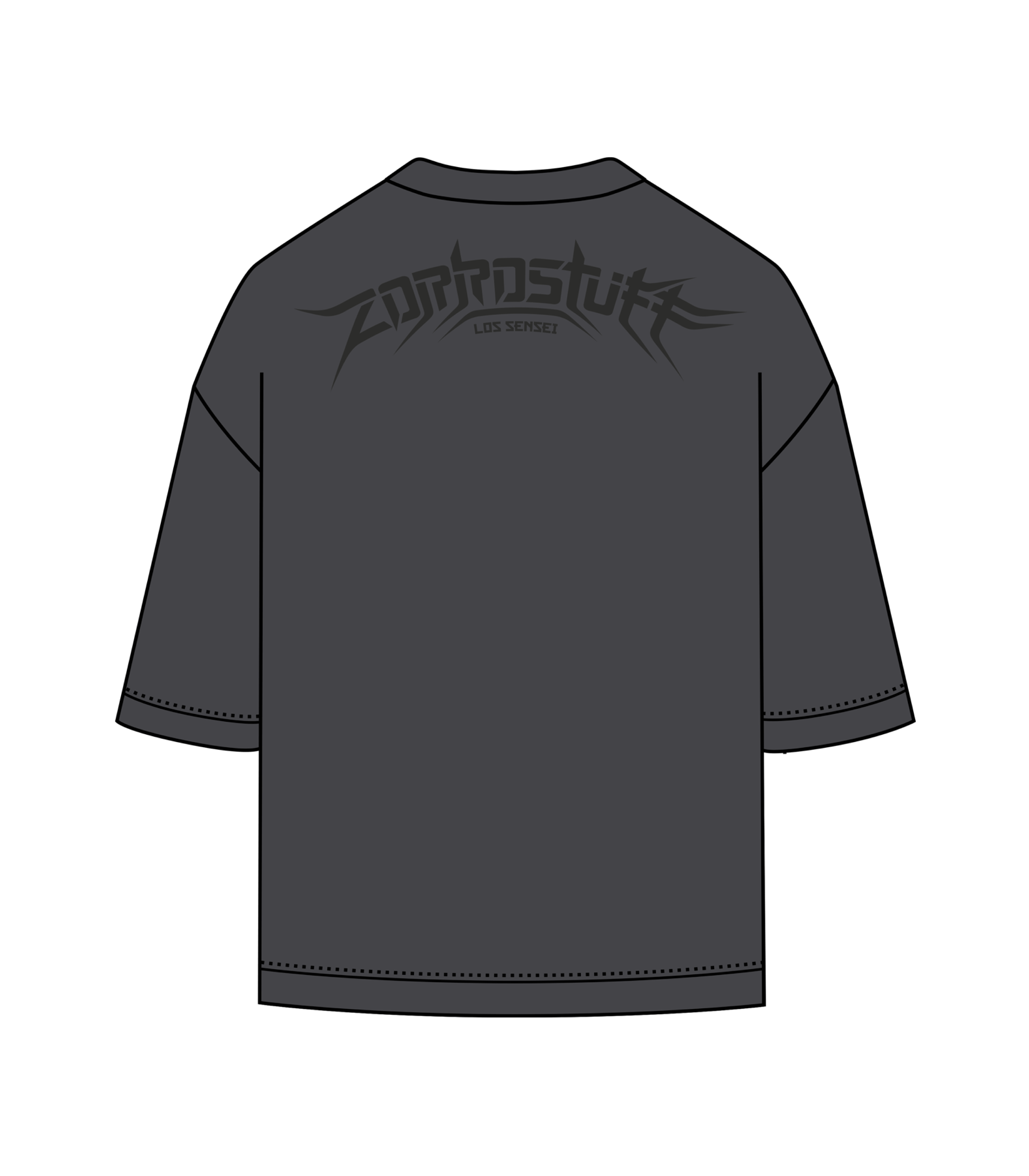Zorro Stuff T-Shirts ZS x Los Sensei Washed Black Tee