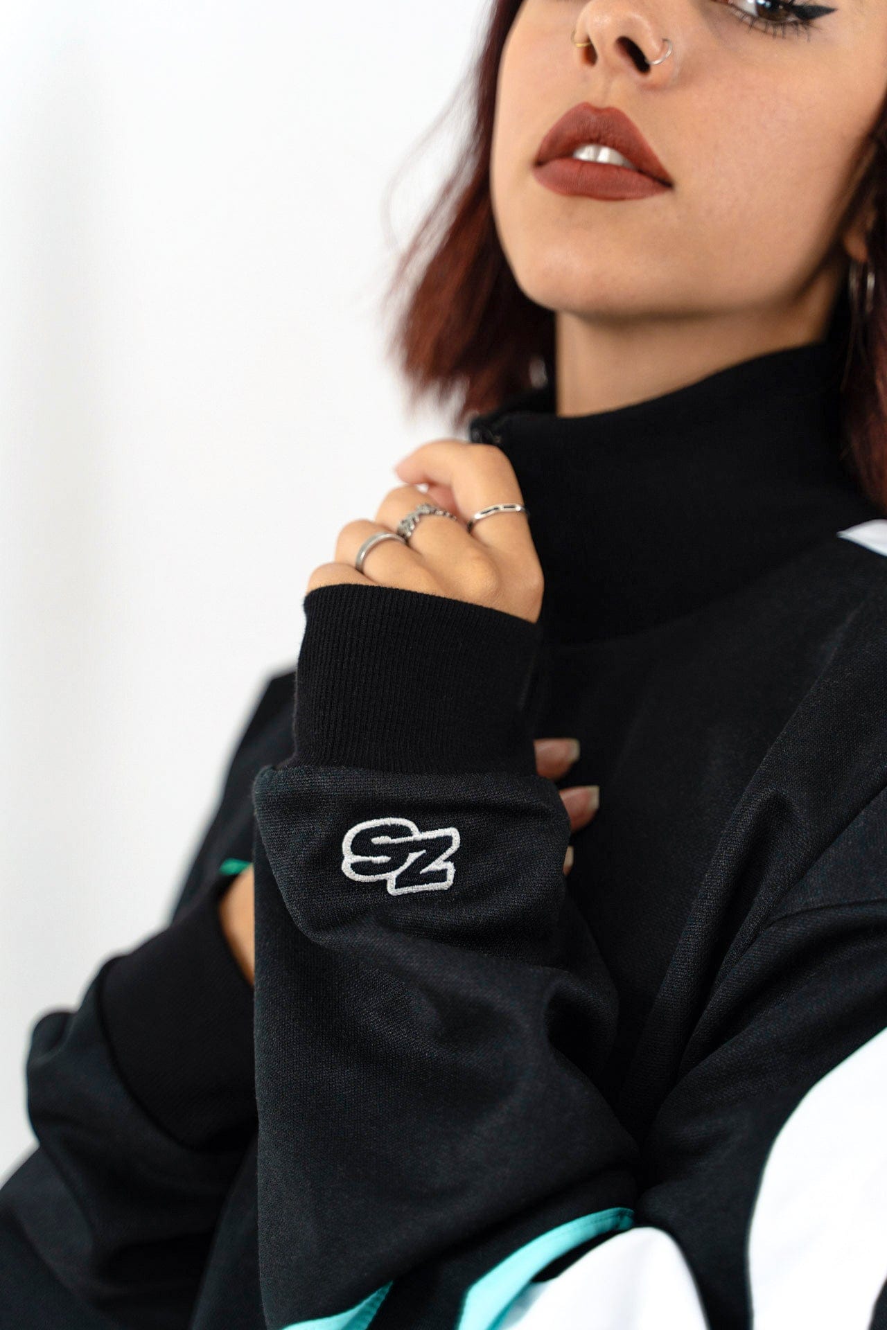 Zorro Stuff Tracksuits Tracksuit ZRRSTFF 1993 Black & Verde Menta